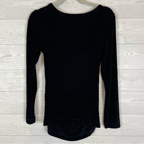 Chico’s Travelers Black Cowl Neck Blouse Size 0 (XS) - Picture 4 of 6